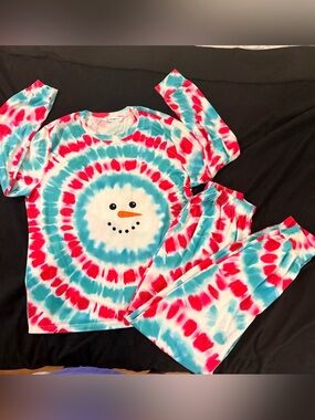 Christmas Pajamas women's/Unisex Pat Pat brand size w-Lg see measure in photo
